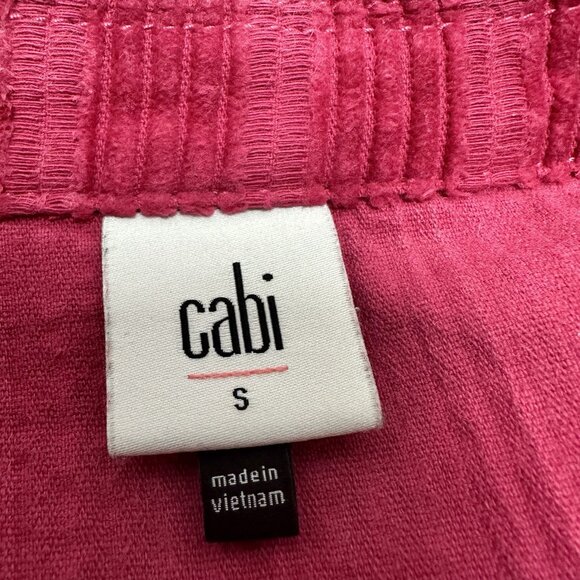 CAbi Raspberry Pink Corduroy Button-Front Jacket - Picture 6 of 11